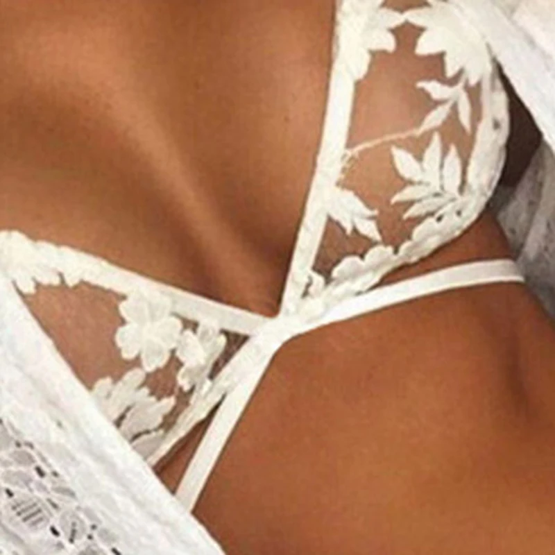 Боди женское с цветочным принтом пикантное прозрачное Танга сексуальное нижнее