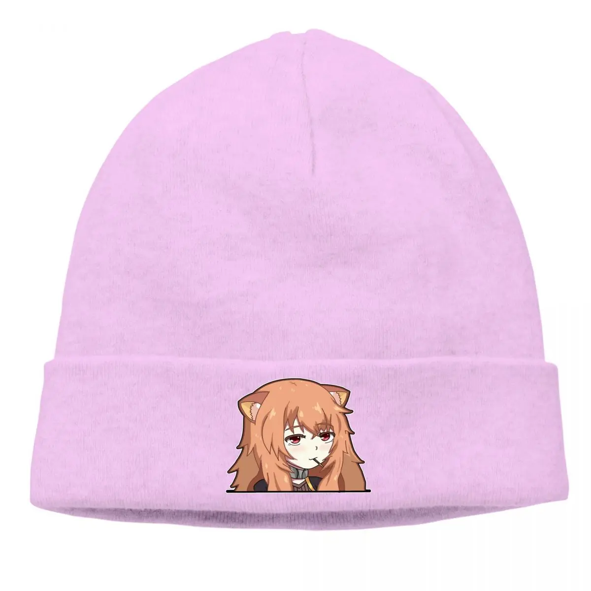 

The Rising of the Shield Hero Skullies Beanies Caps Raphtalia Knitting Winter Warm Bonnet Hats Men Women's Street Ski Cap