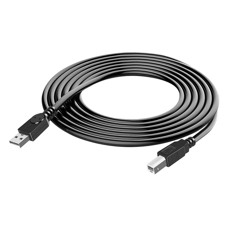 USB 2 0 кабель для печати Type A to B папа-папа Кабель принтера Canon Epson HP ZJiang принтер