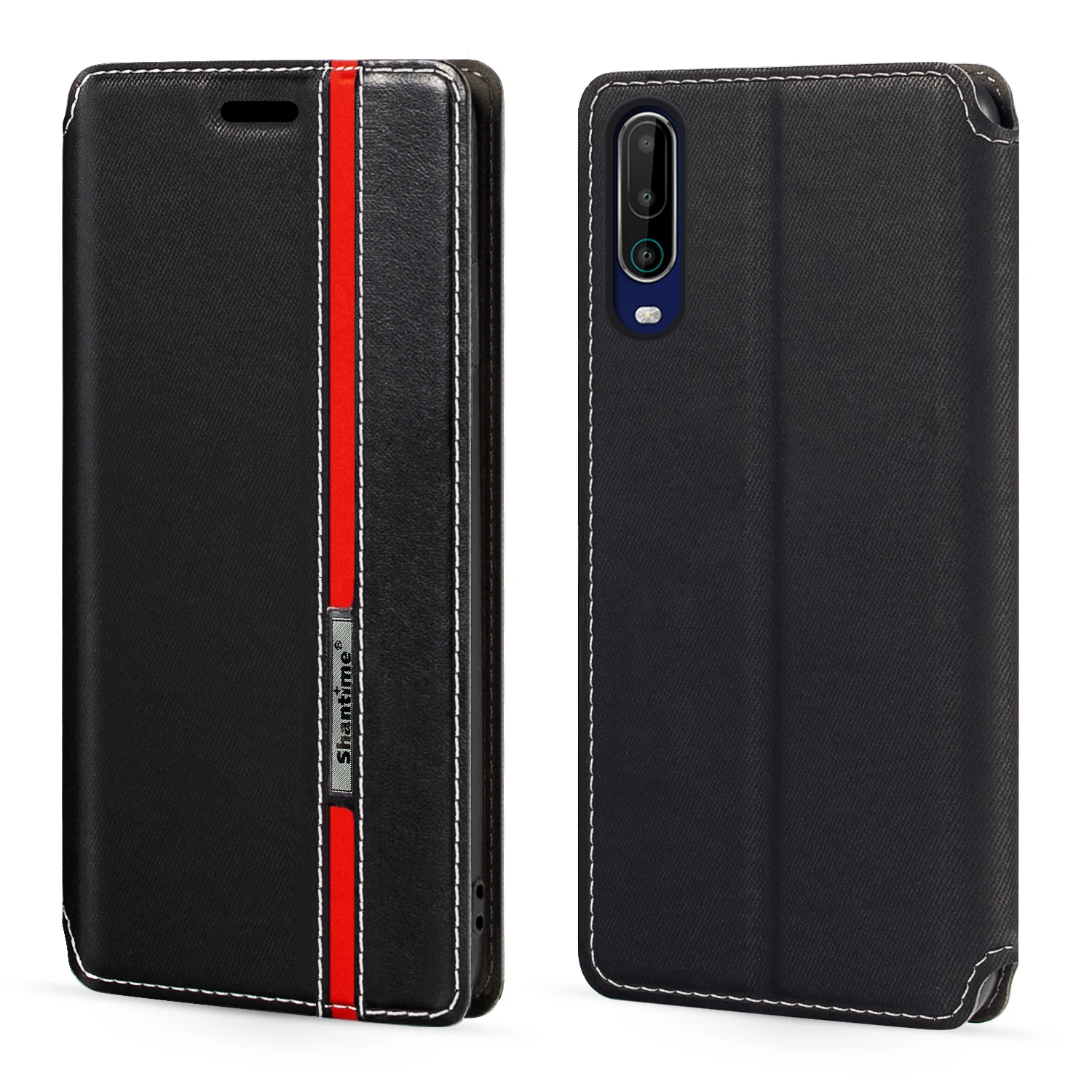 

Кожаный чехол-книжка с магнитной застежкой для Wiko View 4