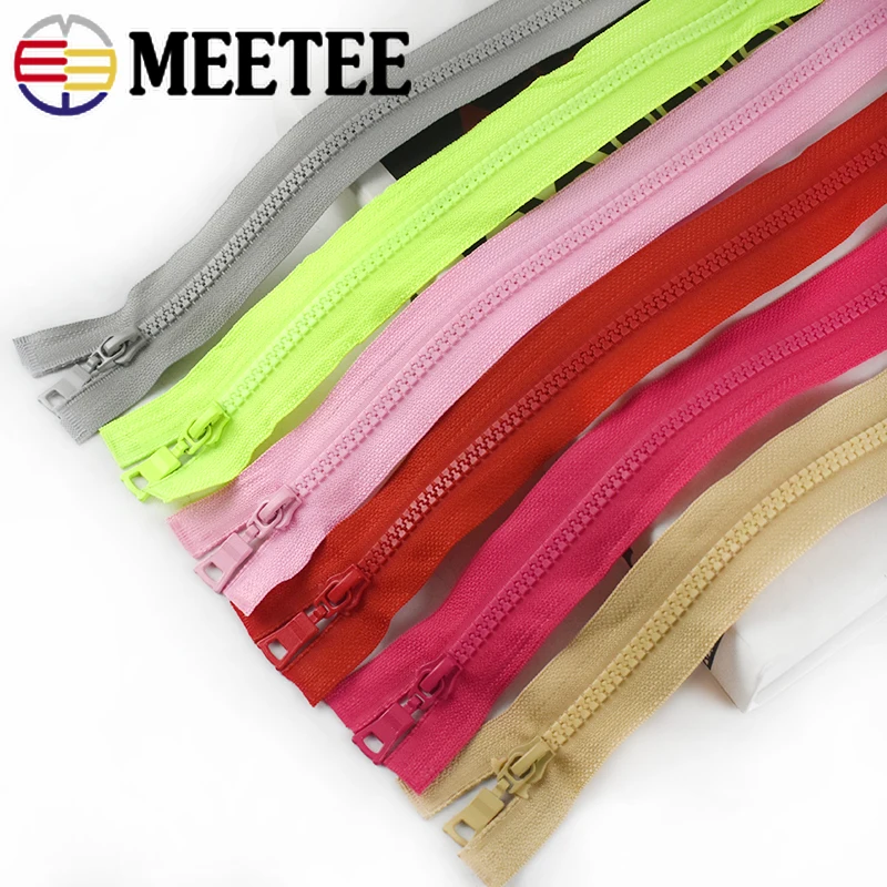 Meetee 4 шт. 55 см 90 5 # полимерная длинная молния с открытым концом мешки пальто