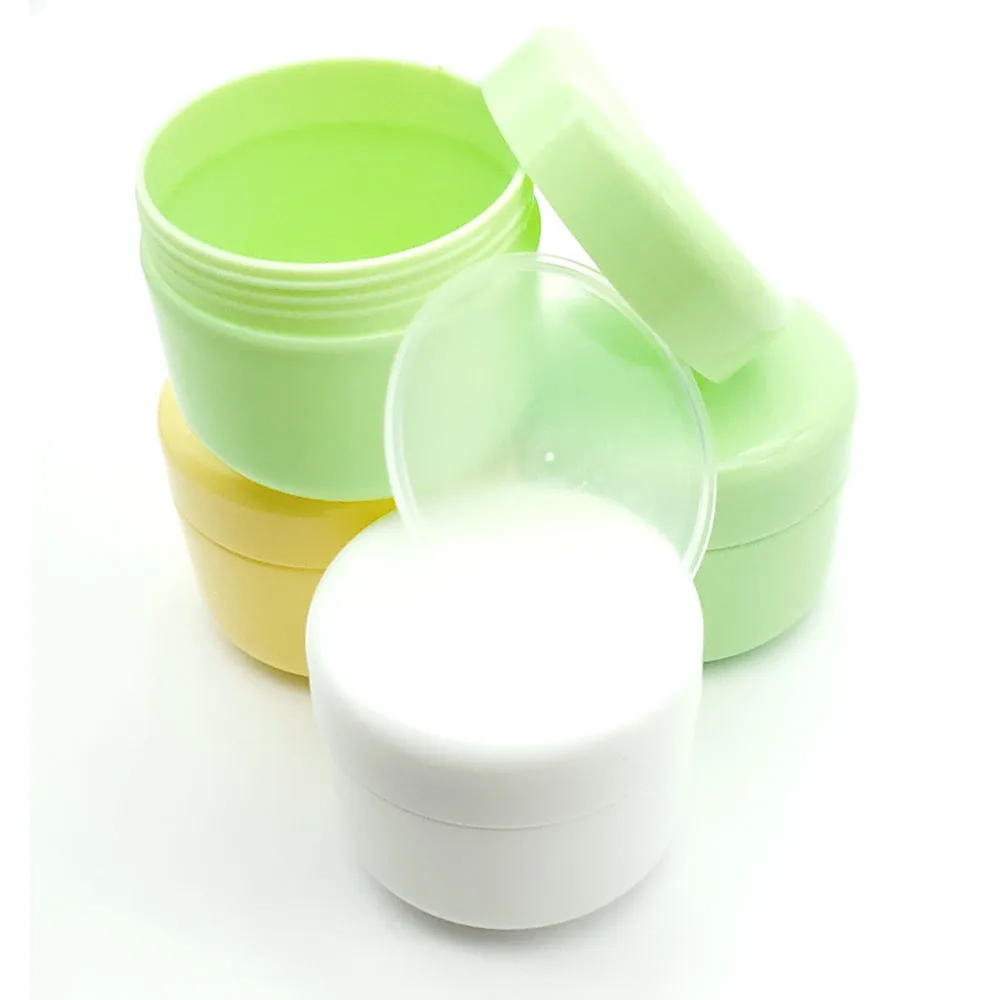 Пустая пластиковая баночка для макияжа многоразовые флаконы образцов дорожный