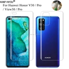 Гидрогелевая пленка для Huawei Honor View30, V30, View 30 Pro, 6,57 дюйма, прозрачная, ТПУматовая, с защитой от отпечатков пальцев, полное покрытие, мягкая защитная пленка для экрана