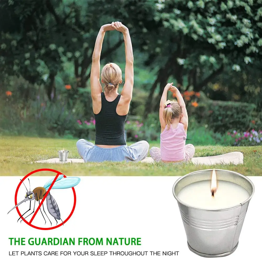 

8pcs / Set Soy Wax Aromatherapy Candle Set Smoke-free Mosquito Candle Wedding Room Birthday Decoration