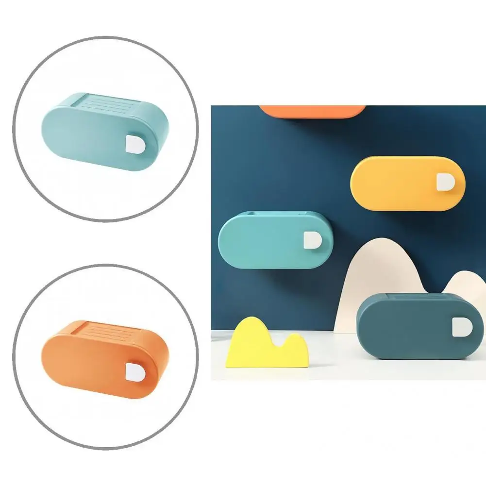 

Strong Bearing Capacity Sturdy Multi-purpose Tissue Container PET Napkin Case Punch-free for Office
