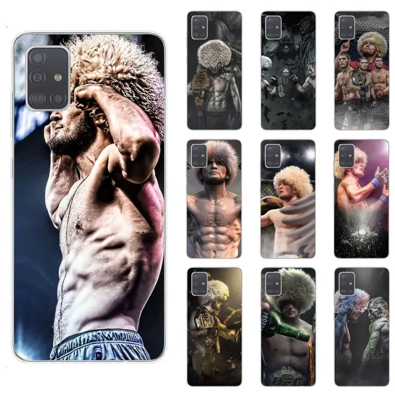 

Habib Nurmagomedov Phone Case For Samsung S4 S5 S6 S7 Edge S8 S9 S10 Plus S20 Lite Fe Note20 Ultra A71 A21S Cover Fundas Coque