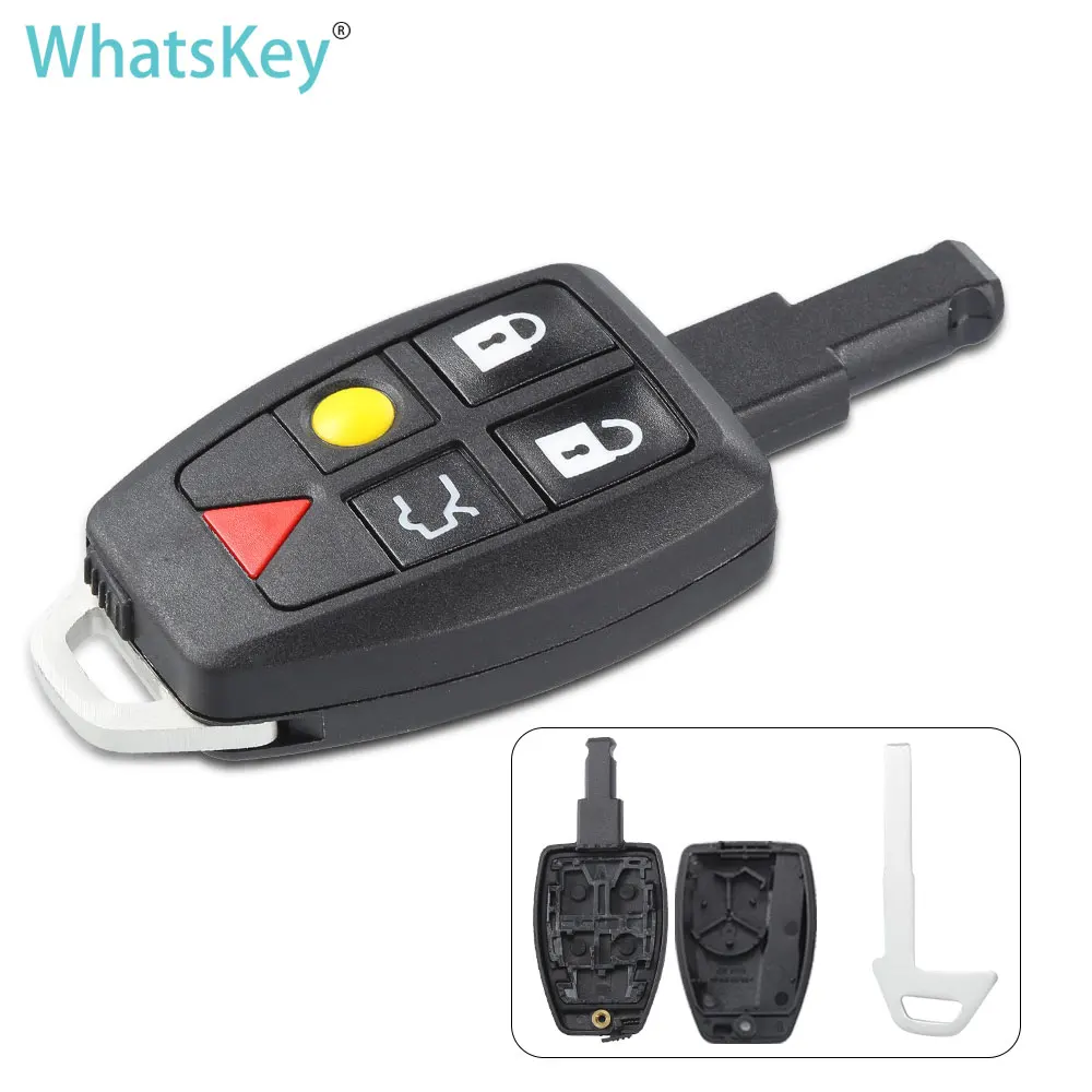 Новинка запасной умный чехол WhatsKey для Volvo C30 C70 XC90 V70 S60L V50 S40 автомобильные