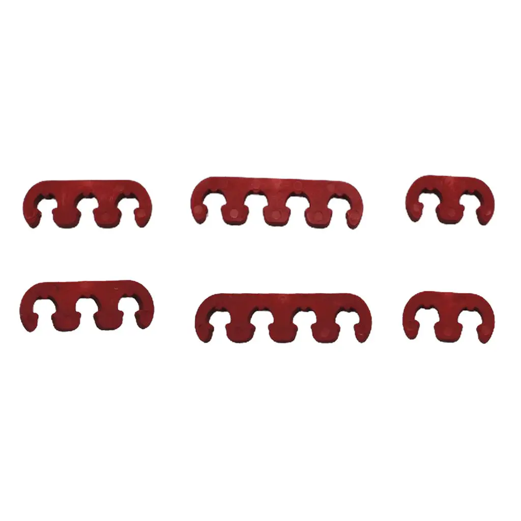 

Набор из 6 пластиковых красных кабелей для свечей зажигания для CHEVY FORD