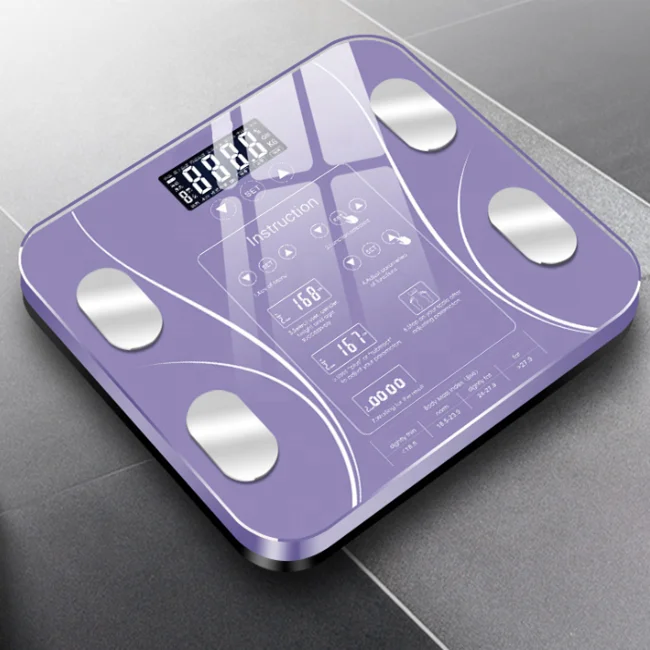 

OEM body fat scale BMI Fitness analysis Multi-person data automatic on off smart accurate bathroom weight scale