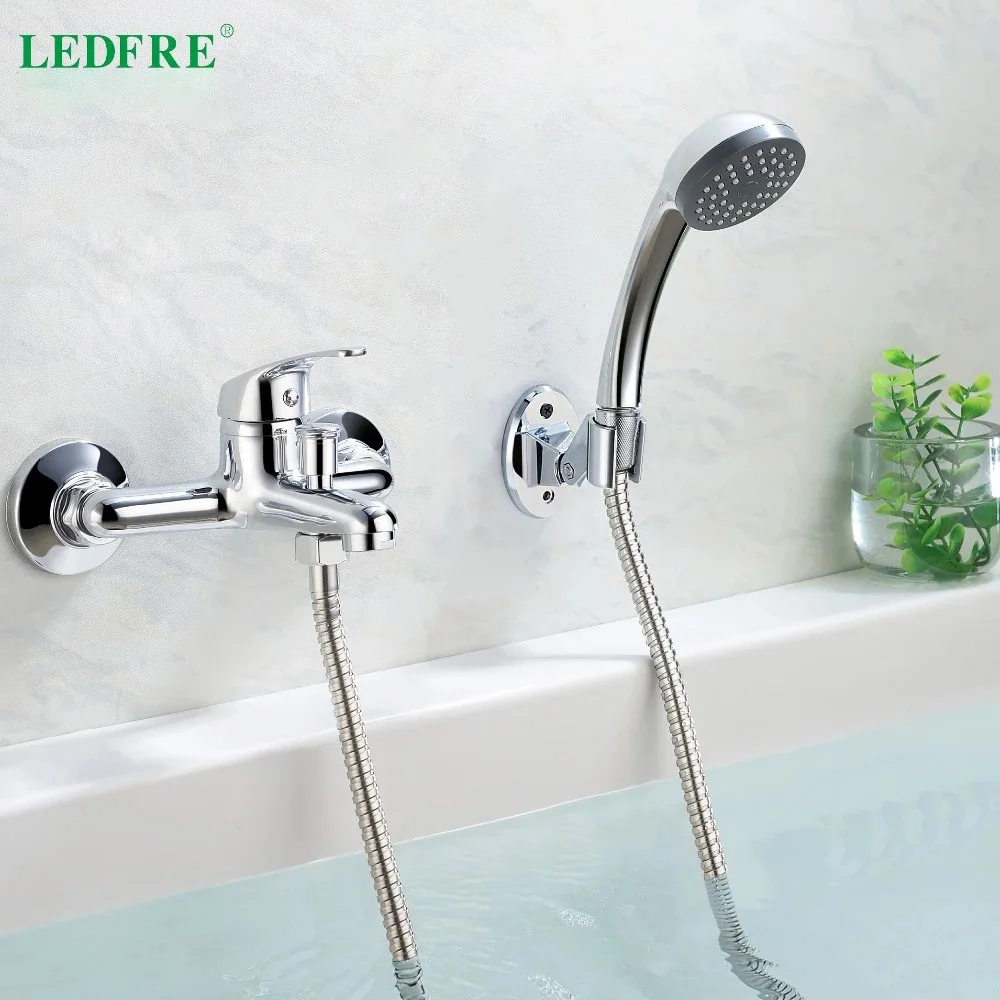 LEDFRE Однорычажный смеситель для ванной комнаты горячей и холодной воды