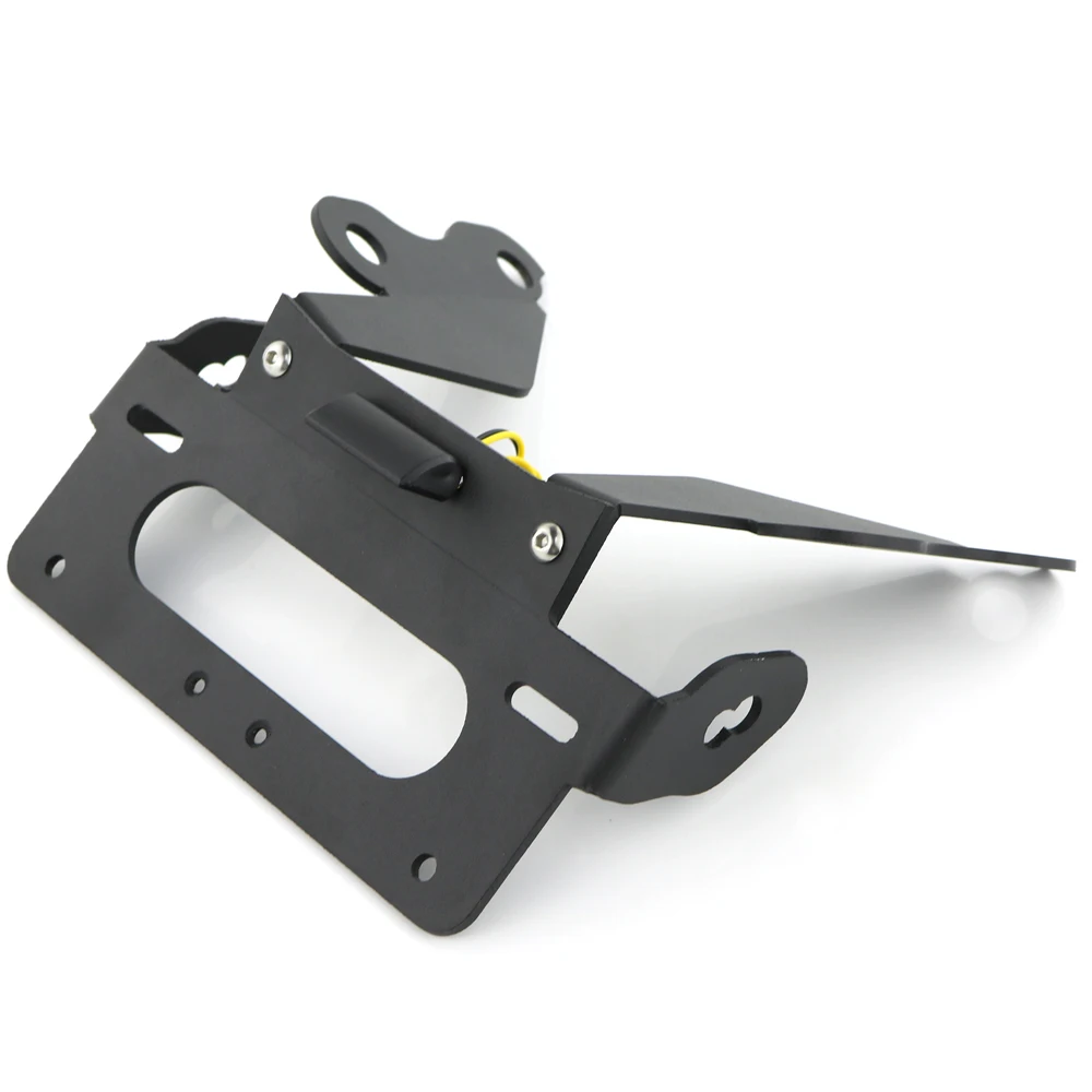 

Подходит для Ducati Monster 821 Stripe DARK 2015-2017, держатель номерного знака, задний хвост, аккуратное крыло, комплект для устранения номерного знака