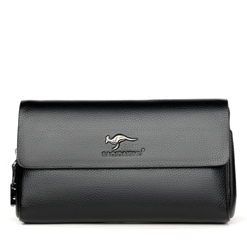 

Men's clutch bag password mobile men wallet business carteira masculina anti furto zipper walletanti-theft phone bag male purse