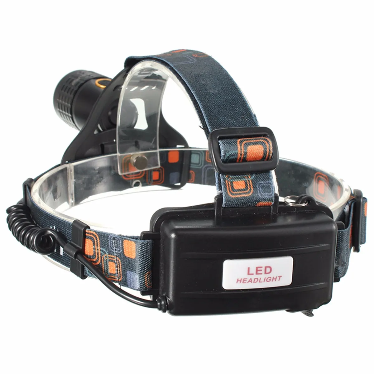 2 in 1 Headlamp Red Laser 5000lm Zoom LED Head Lamp White Light Hunting Flashlight Torch 18650 Rechargeable Bulbs Battery | Лампы и