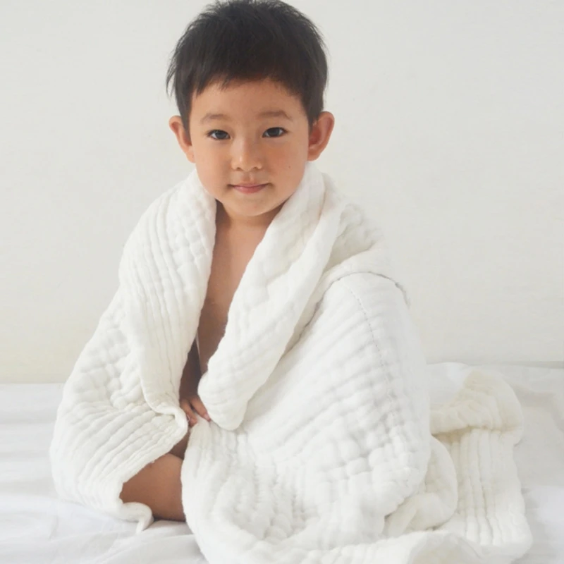

Reusable Newborn Soft Breathable Gauze Bedding Bath Towel Shower Gifts Baby Muslin Blanket Infant Swaddle Wrap