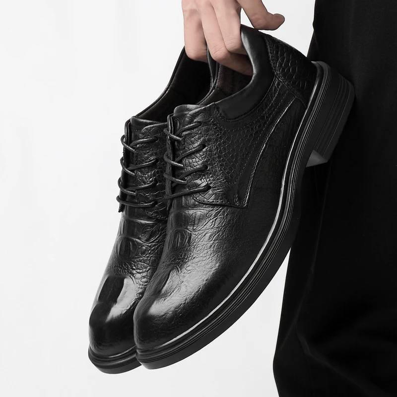 

Men Black Casual Shoes Zapatos Casuales Para Hombre Shoes Casual Leather Man Shoe For Men Flat Fashion Breathable Sneakers