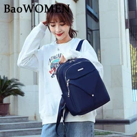 baowomen new waterproof oxford school bags for college students multifunctional large capacity traveling backpack comfortable