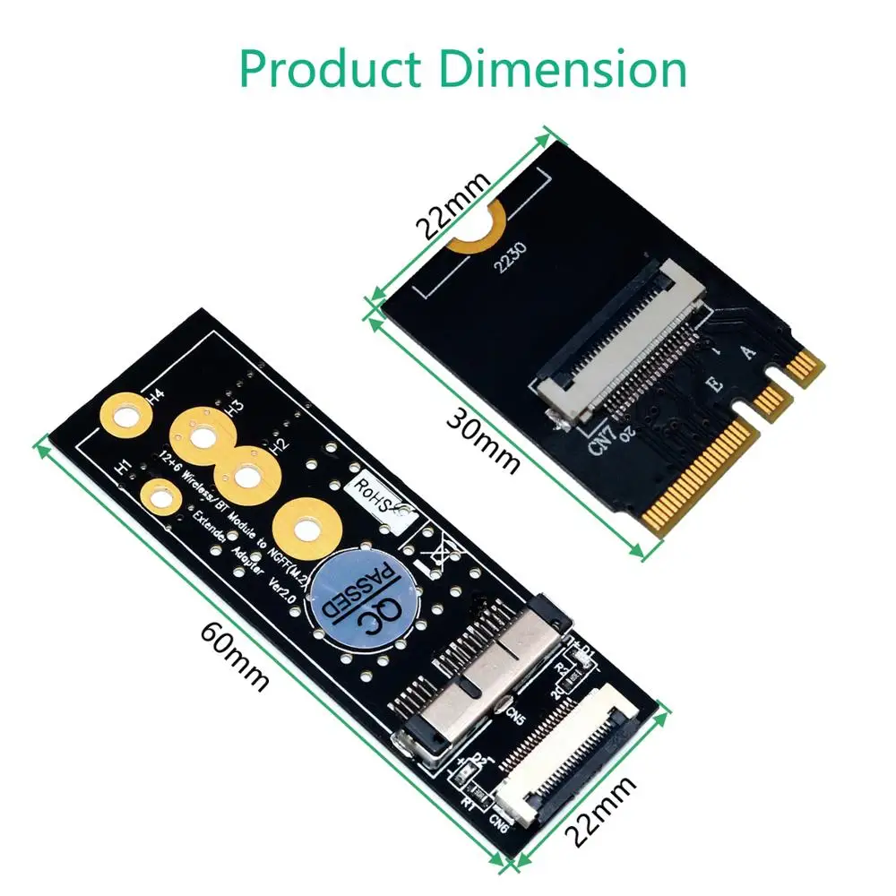 Кабель A/E BCM94360CD/BCM94360CS2/BCM943224PCIEBT2 Card To M.2 Key для Mac OS и Hackintosh | Компьютеры офис