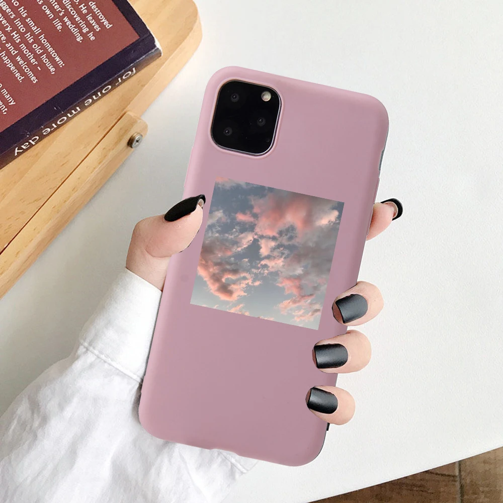 Чехол для iPhone 11 Pro 7 8 6 6S Plus X XR XS Max SE 2020 12 чехлов мягкий силиконовый чехол из ТПУ с