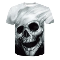 fashion summer t shirt men 2021 3d skull printing mens t shirt breathable streetwear stitching printing t shirt mens xxs 6xl
