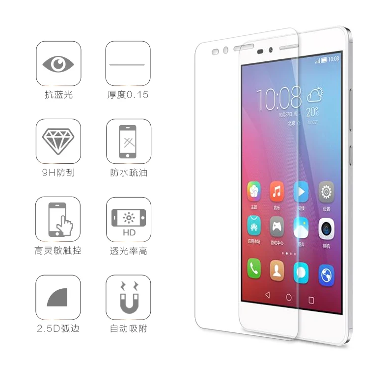 Ультратонкая Взрывозащищенная защитная пленка из закаленного переднего стекла