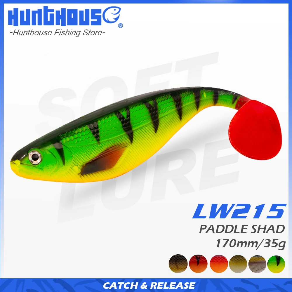 Silicone Paint Printing Lure, Hunthouse Fishing Shads