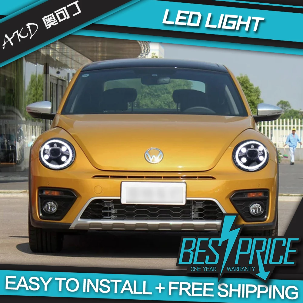 VW Beetle фары пленка