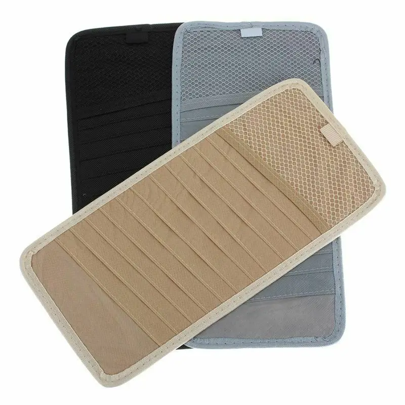 IKSNAIL автомобильный козырек от солнца Органайзер компакт-дисков держатель