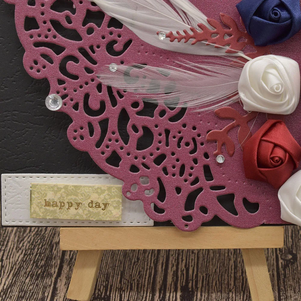 Кружевная оправа с краями металлические Вырубные штампы для скрапбукинга