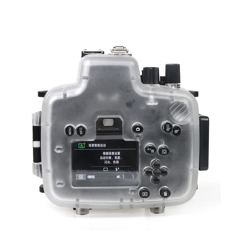 値段 Tcanon 750d 18-56mm用防水デジタルカメラ,ダイビングケース,透明防水ハウジング