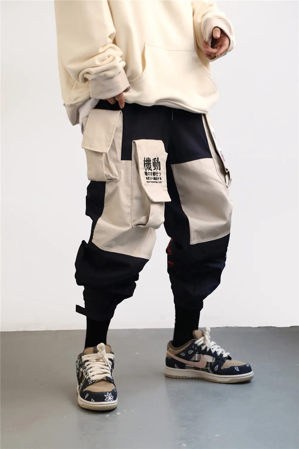 Брюки-карго мужские Techwear с несколькими карманами Японская уличная одежда |