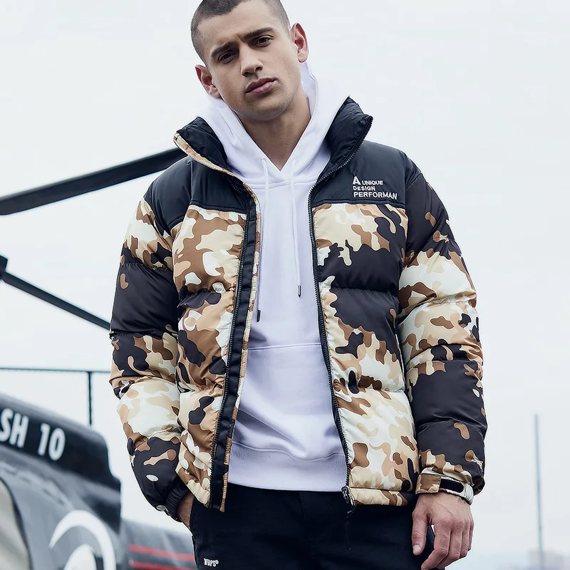 

Winter men's Ultralight Thin Down Jacket Water and Wind-Resistant Breathable Coat Male Warm White Duck Down Coat Outerwear