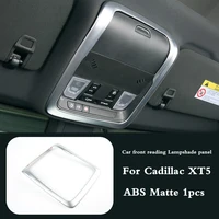 for cadillac xt5 2016 2020 accessories car front reading lampshade car interior styling panel cover trim abs matte 1pcs