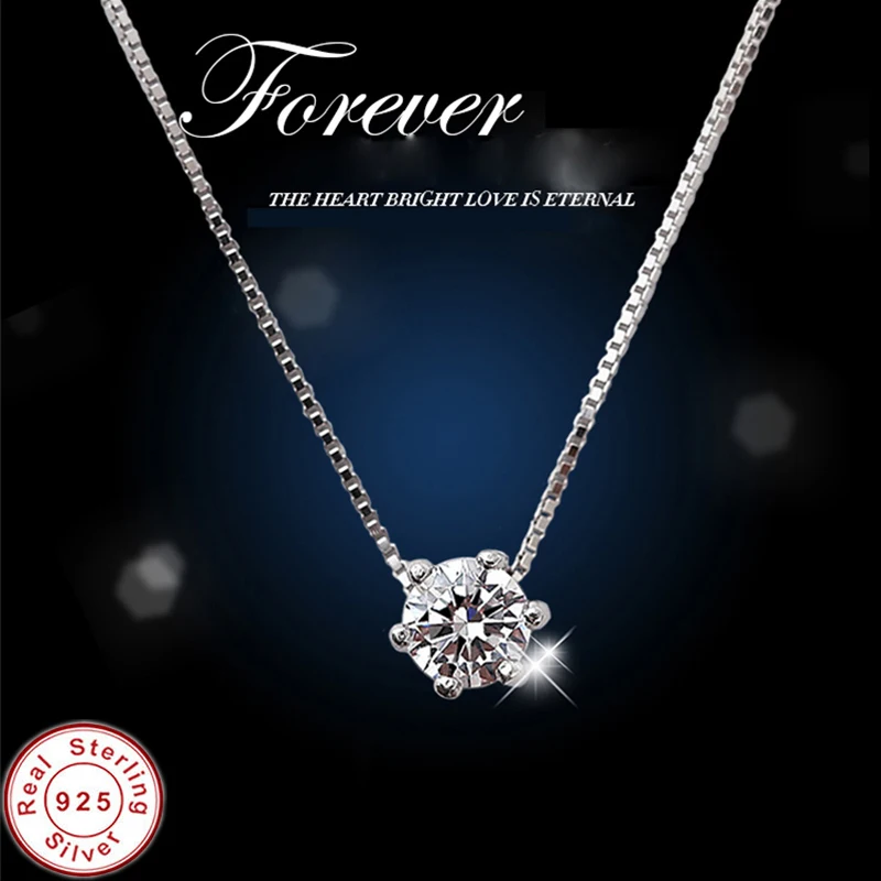 Ataullah Мода Имитация Бриллиантовое ожерелье Колье Простой Личность Стерлингового