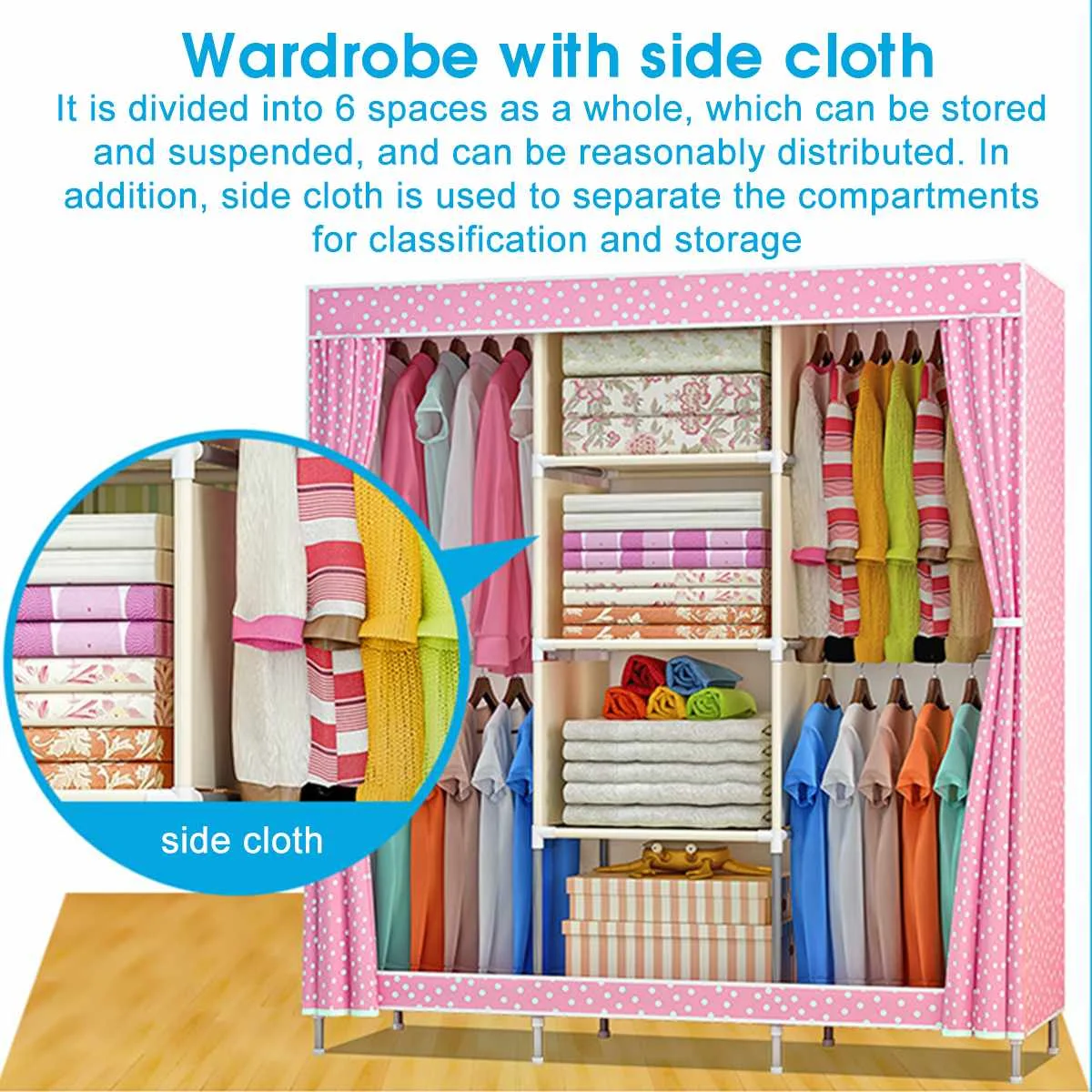 Складной шкаф из нетканого материала портативная мебель сделай сам для хранения