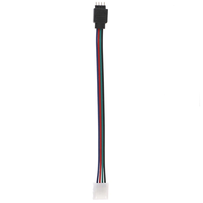 

15cm 5050 RGB 4 Pin LED Strip Light Connectors Strip To Power Adaptor 4 Conductor 10mm Wide Connector