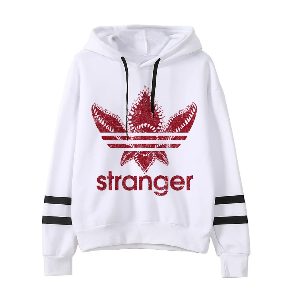 model 1 Stranger Things Hoodie Woman Hooded Hoodies Kpop Sweatshirts Kawaii Korean Oversized Harajuku Hip Hop Hoodie Sweatshirt Men - Цвет: model 1