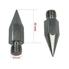 2 шт. Новый Нержавеющая сталь GPS полюсный наконечник M10 sharp точка