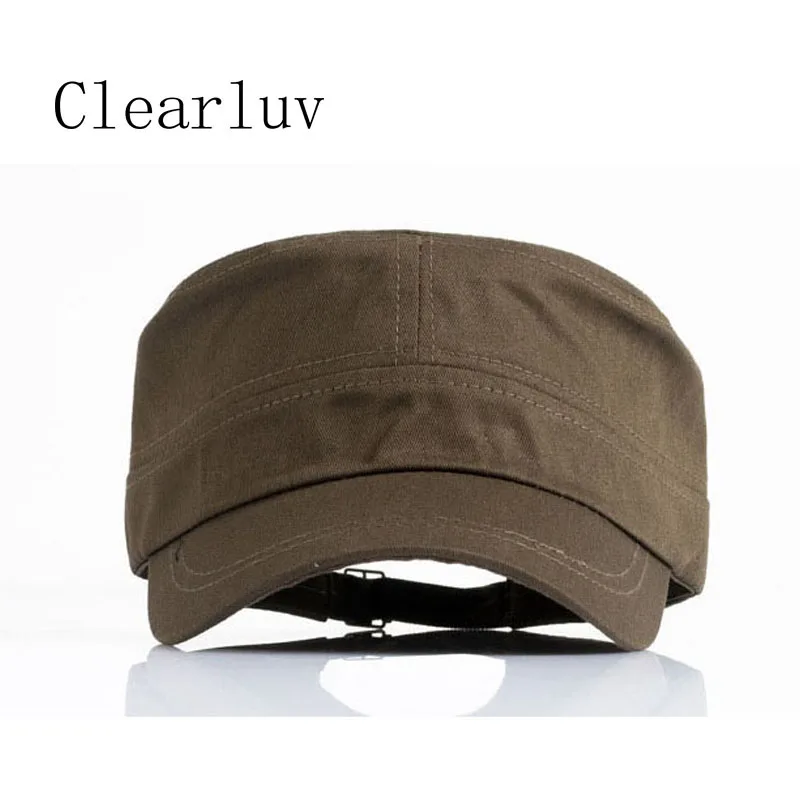 Плоские мужские Летние регулируемые весенние армейские кепки бейсбольные