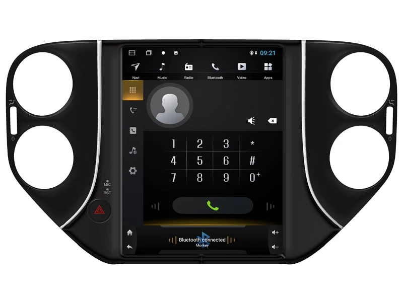 AVGOTOP Android 8,1 Tesla вертикальный экран сенсорный экран Автомагнитола gps 2din для 2007-2011 VW Tiguan 4+ 64 Гб встроенная карта