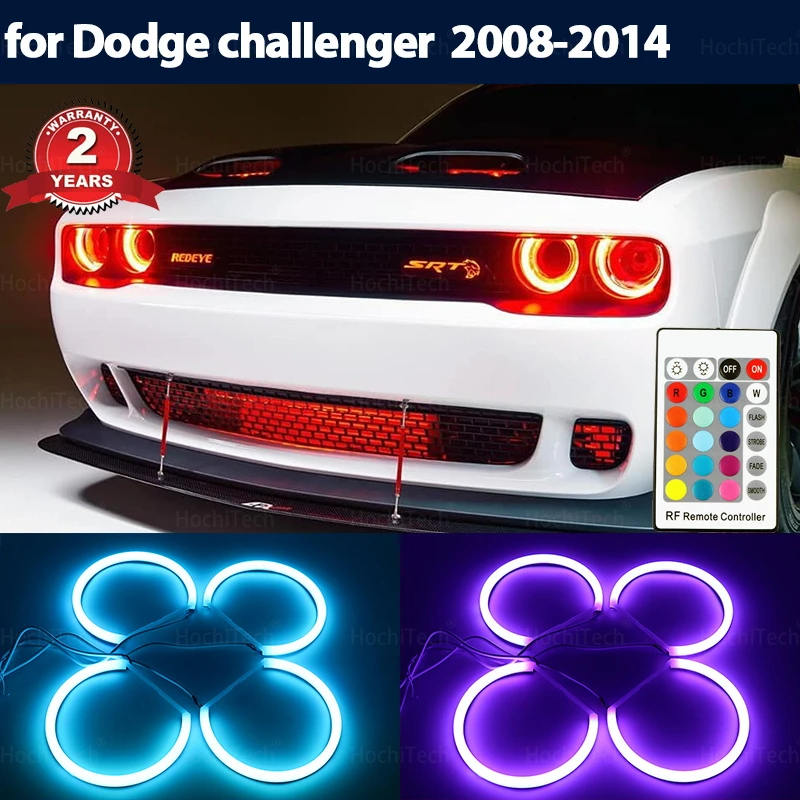 RGB 16 цветов хлопковый светодиодный светильник Angel Eye наборы ореолов для Dodge challenger