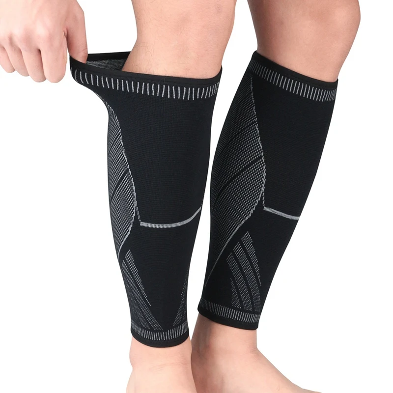 1pcs Running Athletics Compression Sleeves Leg Calf Shin Splints Elbow Knee Pads Protection Sports Safety Unisex