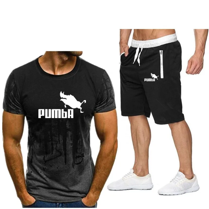 2020 забавный мужской костюм с принтом логотипа модная мужская 3D футболка и шорты