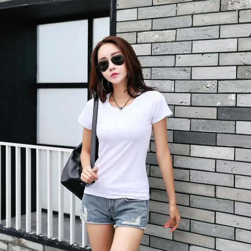 

T Shirt Women Clothes 2020 Fashion Tee Top red Fashion Cotton Ladies Tee Shirt
