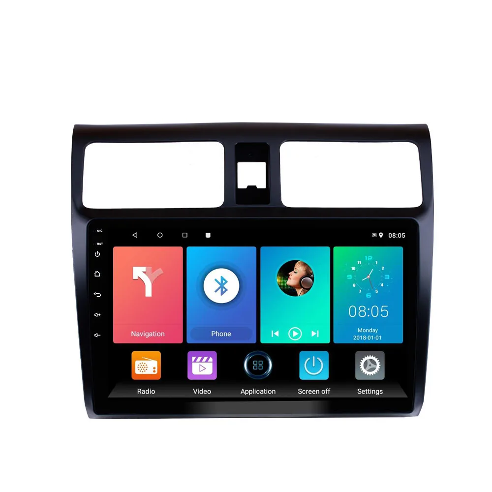 Для Suzuki Swift 2005 2006 2007 2008 2009 2010 Android Радио мультимедийный плеер 10 1 дюйма 2 Din навигация
