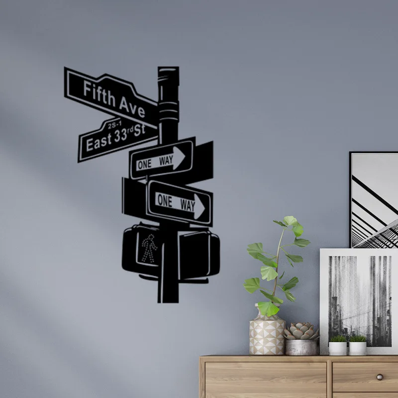 

Poster Black and White Traffic Light Sign Creative Modern Home Decoration Vinyl Wallpaper Room Decor Aesthetic Teens Kids Room