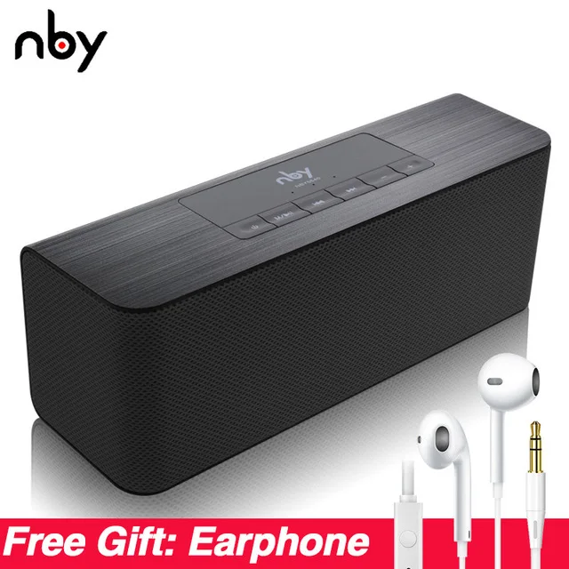 Nby 5540 беспроводной портативный Bluetooth динамик fm-радио сабвуфер громкий динамик 3D стерео Бумбокс компьютер бас двойной динамик s TWS