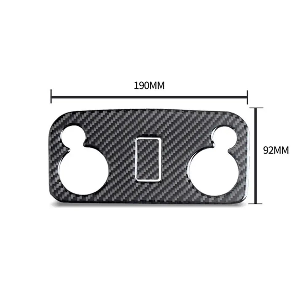

For Ford Mustang 2009-2013 Carbon Fibre Car Interior Reading Light Control Panel Trim Decal Styling Sticker Accessories