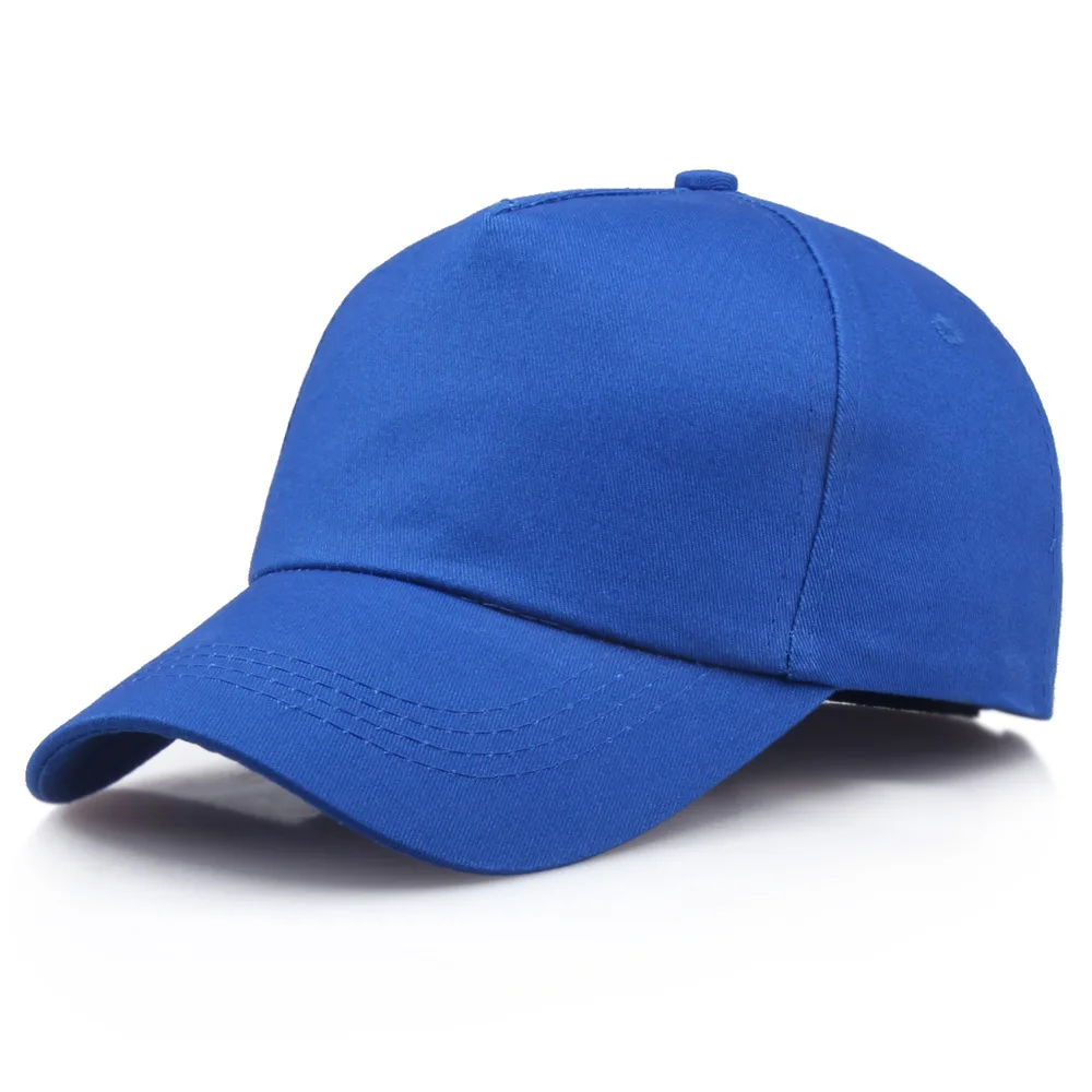 

Hot Selling Men's Baseball Cap Solid 5 Panel Pieces Cotton Snapback Hip Hop Sun Hats For Women Boys Outdoor Sport Casual Visors