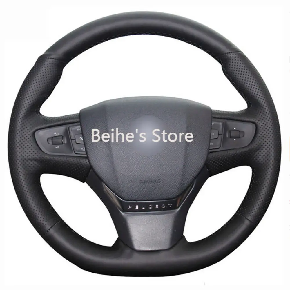 

Бесплатный персонализированный чехол на руль из искусственной кожи для Peugeot 408