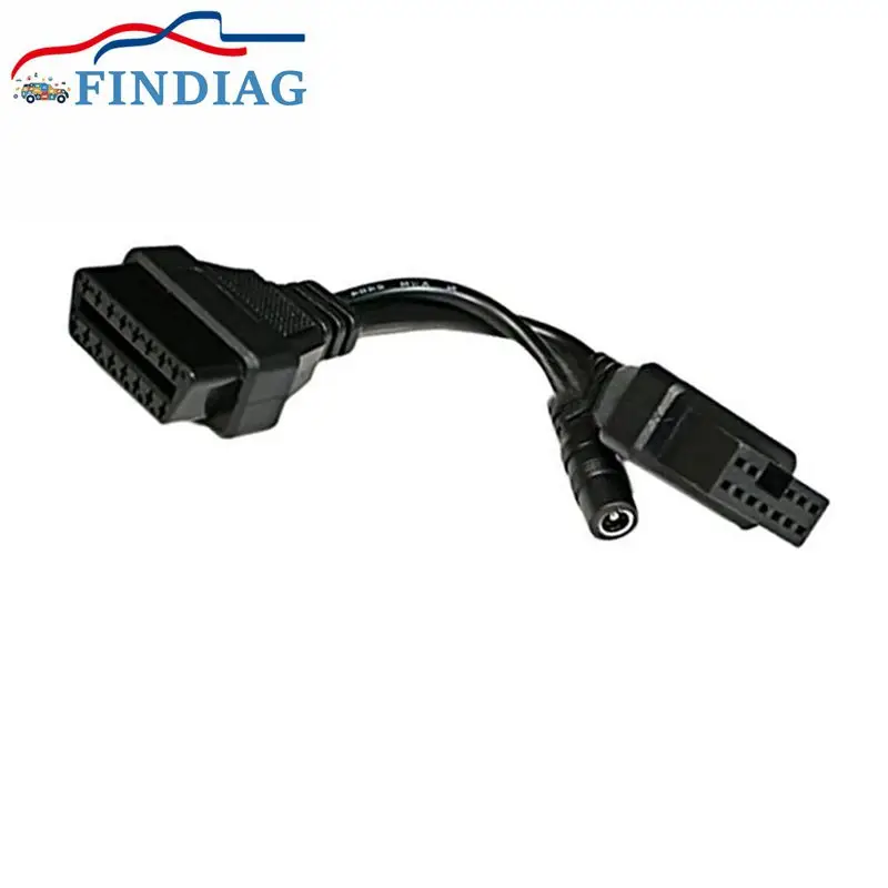 Диагностический адаптер OBD OBD2 для гнезда Mitsubishi переходник с 12 Pin на 16 диагностики